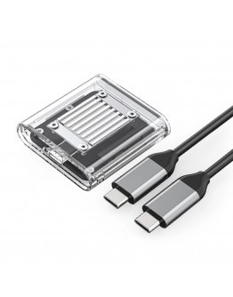 Orico външна кутия за диск Storage - Case - M.2 2230 NVMe - TC20-M2-10G-GY-BP - 10Gbps, Gray