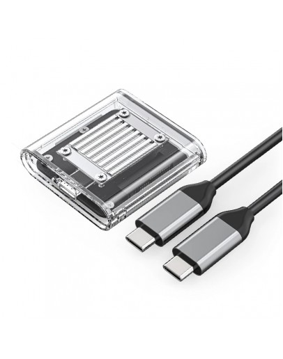 Orico външна кутия за диск Storage - Case - M.2 2230 NVMe - TC20-M2-10G-GY-BP - 10Gbps, Gray