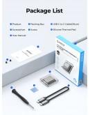 Orico външна кутия за диск Storage - Case - M.2 2230 NVMe - TC20-M2-10G-GY-BP - 10Gbps, Gray