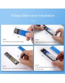 Orico външна кутия за диск Storage - Case - M.2 NVMe M key - USB3.1 Type-C - TCM2-C3-BK