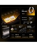 Madlions професионална геймърска механична клавиатура Professional Gaming Mechanical Keyboard TITAN 68 TURBO - 8K, Magnetic Fuguang Switches (English US), Blac