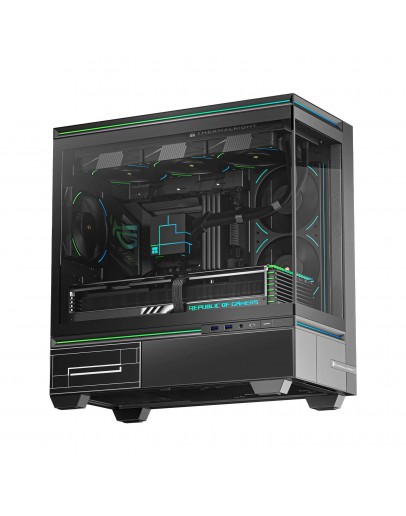 Thermalright кутия Case mATX - TL-M10 Black - USB-C