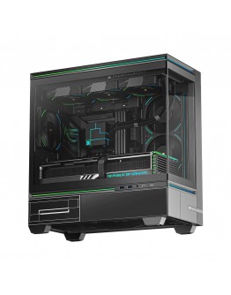 Thermalright кутия Case mATX - TL-M10 Black - 4 x 120 mm ARGB included, USB-C
