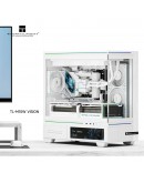 Thermalright кутия Case mATX - TL-M10 Vision White - 9.16 inch LCD Display, USB-C