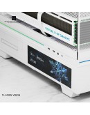 Thermalright кутия Case mATX - TL-M10 Vision White - 9.16 inch LCD Display, USB-C