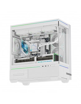 Thermalright кутия Case mATX - TL-M10 White - 4 x 120 mm ARGB included, USB-C