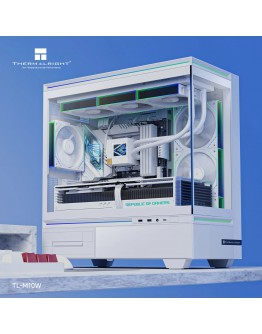 Thermalright кутия Case mATX - TL-M10 White - 4 x 120 mm ARGB included, USB-C