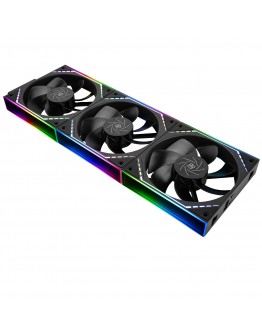 Thermalright Комплект вентилатори Fan Pack 3-in-1 3x120mm - TL-M12QR x 3 - Reverse, Infinity Mirror, Daisy-Chain, A-RGB