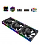 Thermalright Комплект вентилатори Fan Pack 3-in-1 3x120mm - TL-M12QR x 3 - Reverse, Infinity Mirror, Daisy-Chain, A-RGB