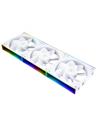 Thermalright Комплект вентилатори Fan Pack 3-in-1 3x120mm - TL-M12QRW x 3 - White, Reverse, Infinity Mirror, Daisy-Chain, A-RGB