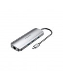 Vention докинг станция Docking Station Type-C - TOLHB - HDMI x 1, USB3.0 x 3, USB-C PD100W x 1, LAN x 1 (1Gbps), SD/TF, Audio