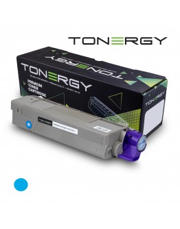 Tonergy съвместима Тонер Касета Compatible Toner Cartridge OKI 44315303 Cyan, 6k