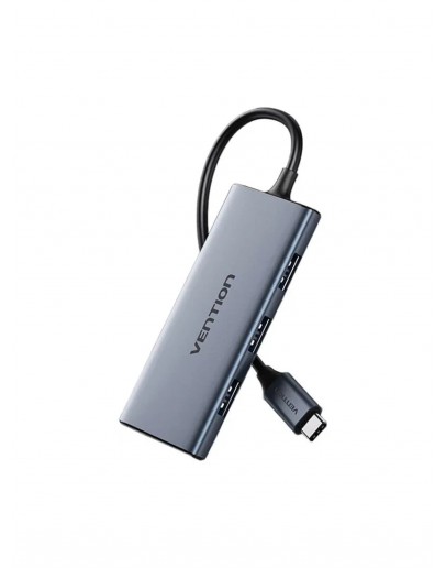 Vention докинг станция Docking Station Type-C - TOOHB - HDMI x 1, USB3.0 x 3, SD/TF