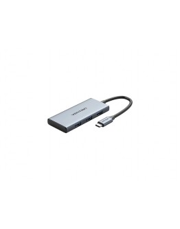 Vention докинг станция Docking Station Type-C - TOOHB - HDMI x 1, USB3.0 x 3, SD/TF
