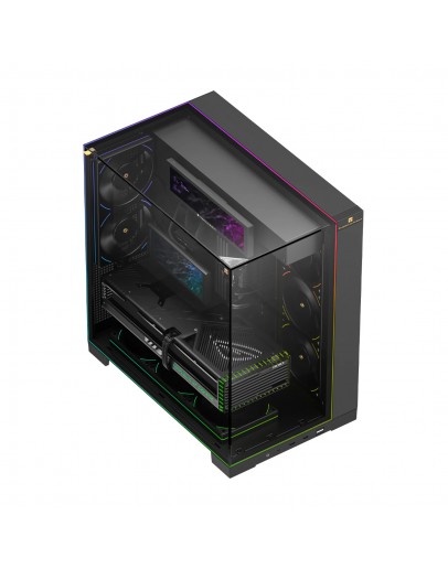 Thermalright кутия Case ATX - TR-A70 Vision Black - 9.16 inch LCD Display, USB-C