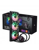 1stPlayer водно охлаждане Water Cooling 360mm - Thunderstorm TS4 360 Black - Digital Display, aRGB