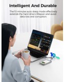 Orico външна кутия за диск Storage - Case - 2.5 inch 5Gbps USB-C Transparent - TX25C3-GY-BP