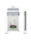Orico външна кутия за диск Storage - Case - 2.5 inch 5Gbps USB-C Transparent - TX25C3-GY-BP