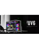 1stPlayer кутия Case mATX - UV6 Black