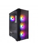 1stPlayer Кутия Case ATX - Fire Dancing V4 RGB - 4 fans included