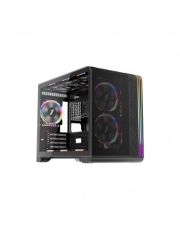 1stPlayer кутия Case mATX - VT6-BK - Mesh, A-RGB