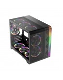 1stPlayer кутия Case mATX - VT6-BK - Mesh, A-RGB