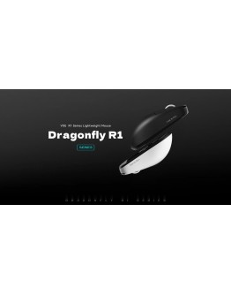 VXE професионална геймърска мишка Wireless Gaming Mouse Dragonfly R1 SE+ - Huano Blue Glow V2, White