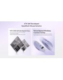 VXE професионална геймърска мишка Wireless Gaming Mouse Dragonfly V3 PRO - Huano Blue Glow V2, White