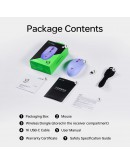 VXE професионална геймърска мишка Wireless Gaming Mouse Dragonfly V3 PRO - Huano Blue Glow V2, White