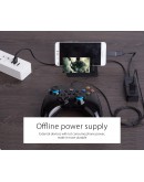 Orico хъб USB2.0 HUB 4 port - USB/Micro USB input, Black - W5P-U2-100-BK-EP