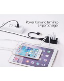 Orico хъб USB2.0 HUB 4 port - USB/Micro USB input, Black - W5P-U2-100-BK-EP