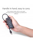 Orico хъб USB3.0 HUB 4 port - USB/Micro USB input, 1m cable - W5P-U3-100-BK-PRO
