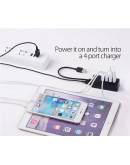 Orico хъб USB3.0 HUB 4 port - USB/Micro USB input, 1m cable - W5P-U3-100-BK-PRO