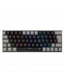 White Shark геймърска механична клавиатура Gaming Mechanical Keyboard WAKIZASHI 2 - Blue Switches (English US), Black, Gray