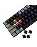 White Shark геймърска механична клавиатура Gaming Mechanical Keyboard WAKIZASHI 2 - Blue Switches (English US), Black, Gray