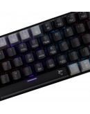 White Shark геймърска механична клавиатура Gaming Mechanical Keyboard WAKIZASHI 2 - Blue Switches (English US), Black, Gray