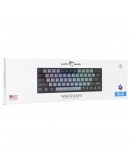 White Shark геймърска механична клавиатура Gaming Mechanical Keyboard WAKIZASHI 2 - Blue Switches (English US), Gray, Black