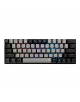 White Shark геймърска механична клавиатура Gaming Mechanical Keyboard WAKIZASHI 2 - Red Switches (English US), Gray, Black
