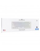 White Shark геймърска механична клавиатура Gaming Mechanical Keyboard WAKIZASHI 2 - Blue Switches (English US), White