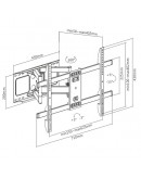 Gembird стенна стойка за телевизор TV Mount - WM-80ST-02 - 37
