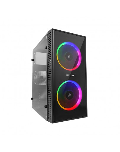 1stPlayer компютърна кутия Gaming Case mATX - X1 RGB - 3 Fans included