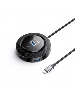 Orico хъб USB3.0 HUB Type-C - 4 x USB3.0 - YK2-C3-03-BK