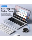 Orico хъб HUB USB3.1 Type-C 4 port - 4 x USB3.0 White, Audio/Mic x 1 - YS4-C3-03-WH-BP