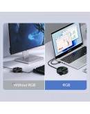 Orico хъб HUB USB3.1 Type-C 4 port - 4 x USB3.0 White, Audio/Mic x 1 - YS4-C3-03-WH-BP