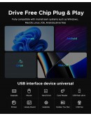Orico хъб HUB USB-C 5 port - USB3.0 x 1, USB2.0 x 2, USB-C x 2, Aluminium - YSB4-U2-GY