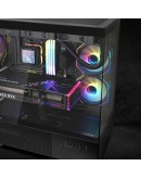 Zalman кутия Case ATX - Chronix BLACK V2 - 3 x 120 mm A-RGB, USB-C, Tempered Glass