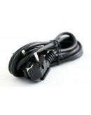 Захранващ кабел DeTech, За компютър, 1.5m, CEE 7/7 - IEC C13, High Quality  - 18151