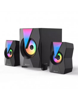 Тонколони Kisonli TM-4000U, Bluetooth, USB, AUX, SD, FM, 8W+2x4W, Черен - 22221