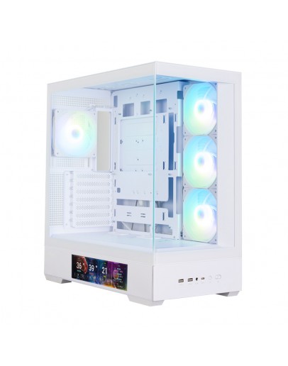 ZALMAN P40 DS ATX MID TWR WHIT