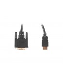 Lanberg HDMI (M) -> DVI-D (M) (24+1) cable 3m, dua